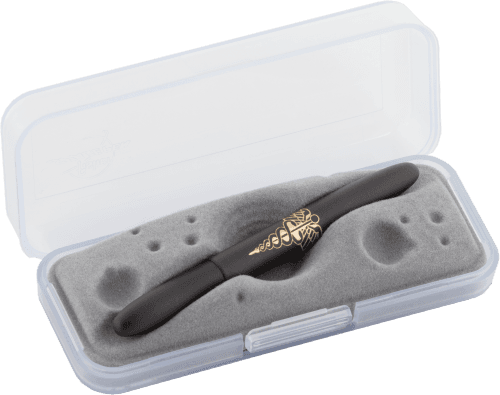 Closed 400B-MED in gift box. The gift box is opaque plastic with an insert textured like the moon.