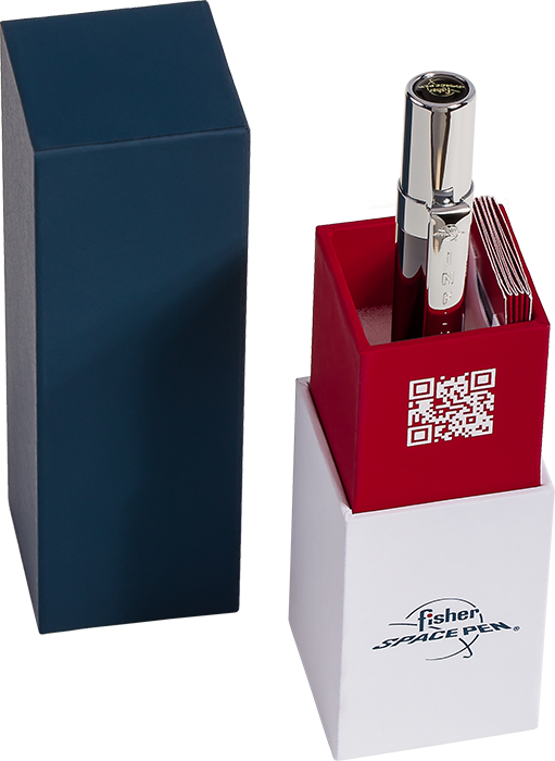 Dark Matter Black Titanium Nitride & Chrome Infinium Space Pen, Black Ink-2