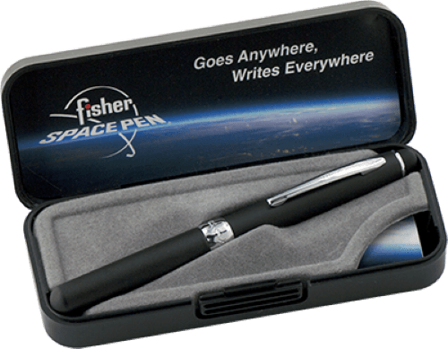 Matte Black X750 Space Pen, Stylus, Navy Emblem-2