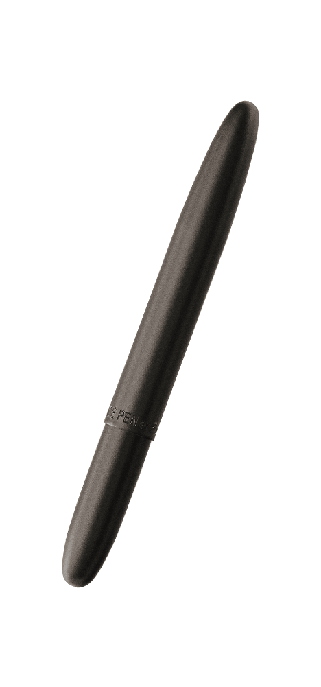 Closed 400B-GFG matte black bullet space pen