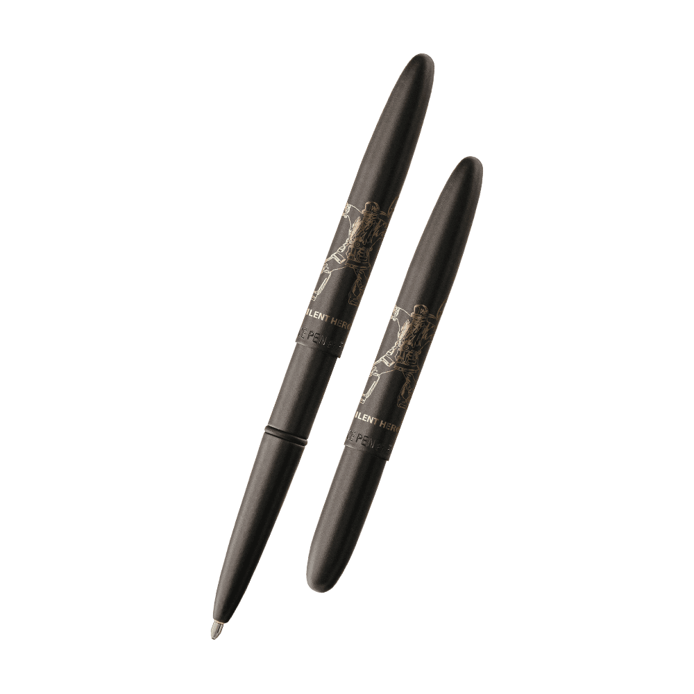 Left: open 400B-HERO with cap on end of pen
Right: closed 400B-HERO