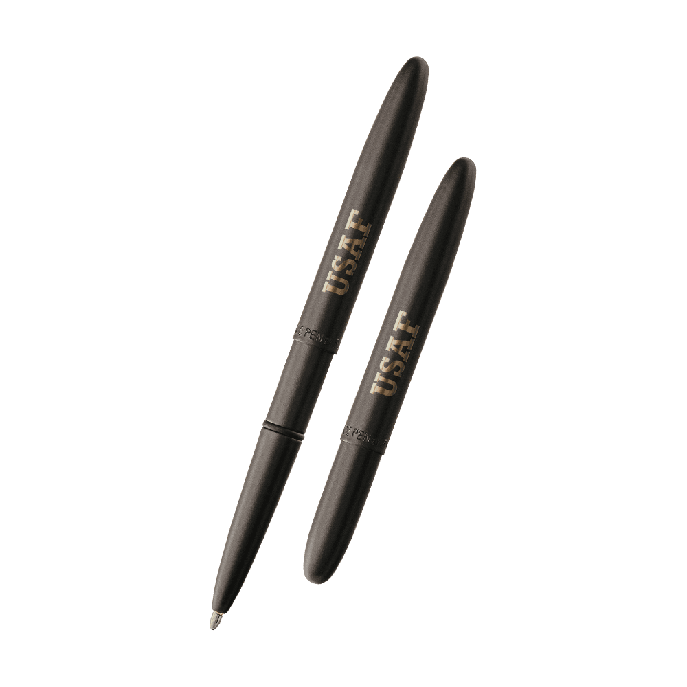 Left: open 400BUSAF with cap on end of pen
Right: closed 400BUSAF