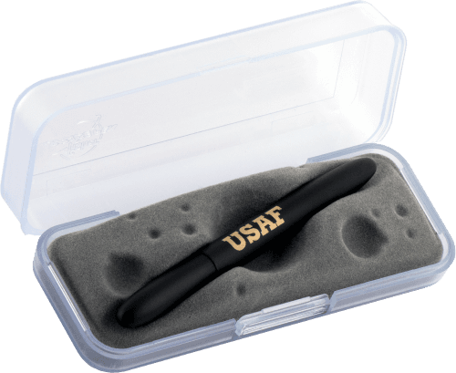 Closed 400BUSAF in gift box. The gift box is opaque plastic with an insert textured like the moon.