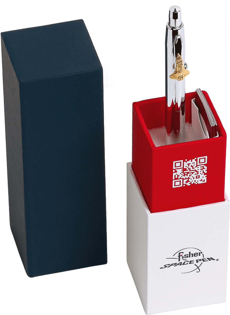 Chrome Astronaut Space Pen, Shuttle Emblem-2