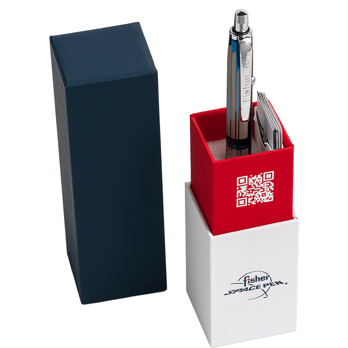 Blue Titanium Nitride Astronaut Space Pen, NASA Artemis II-2