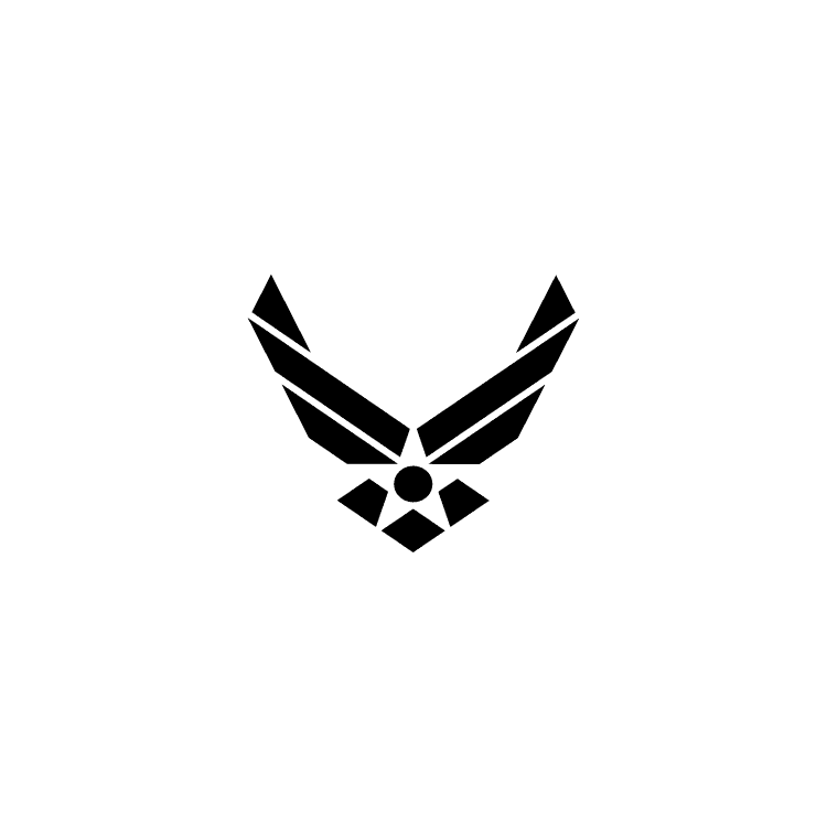 Engraving mark of United States Air Force Wing Insignia