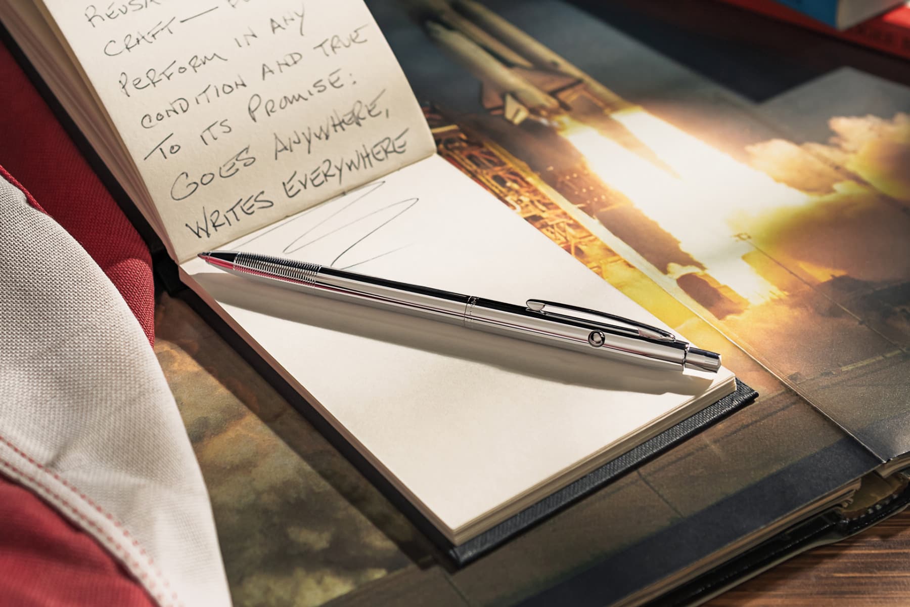 Chrome Shuttle Space Pen-3