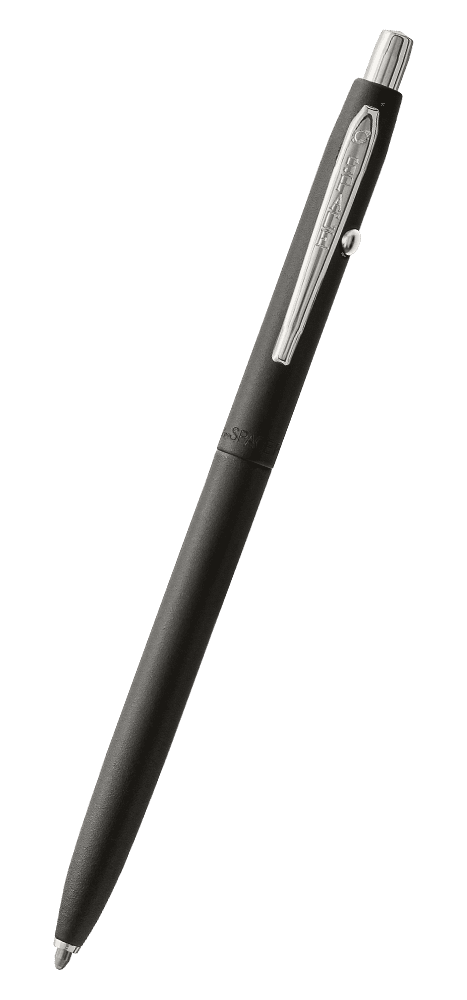 Matte Black Shuttle Space Pen, Chrome Accents-0