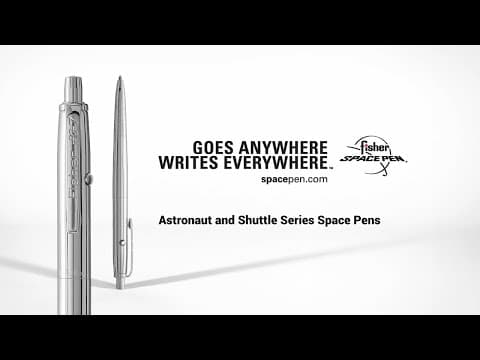 Chrome Astronaut Space Pen, Shuttle Emblem-3