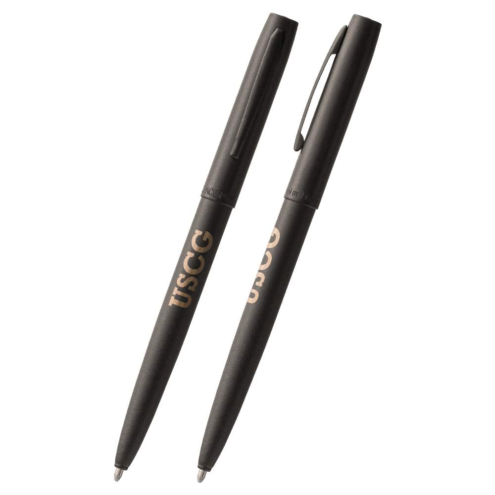 Matte Black Cap-O-Matic Space Pen, Coast Guard, USCG-1