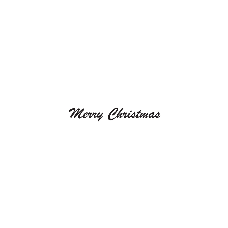 Imprint mark for Merry Christmas