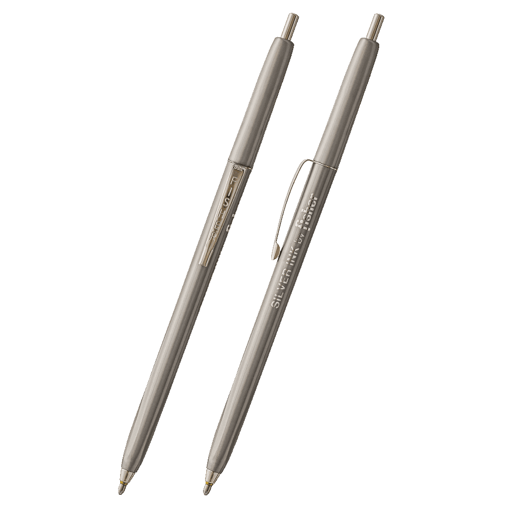 Silver Colored Ink, Bold Point Space Pen - Blister Carded-1