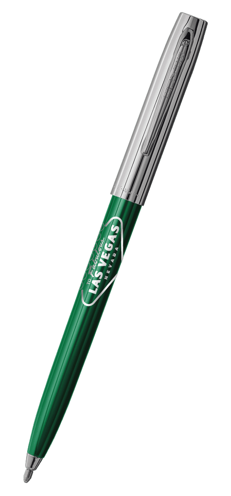 Green & Chrome Cap-O-Matic Space Pen, Welcome to Las Vegas-0
