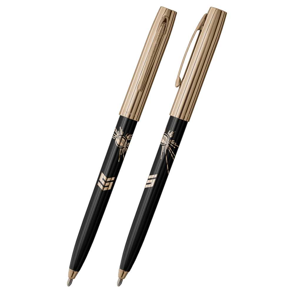 Black & Gold Cap-O-Matic Space Pen, STEM-1