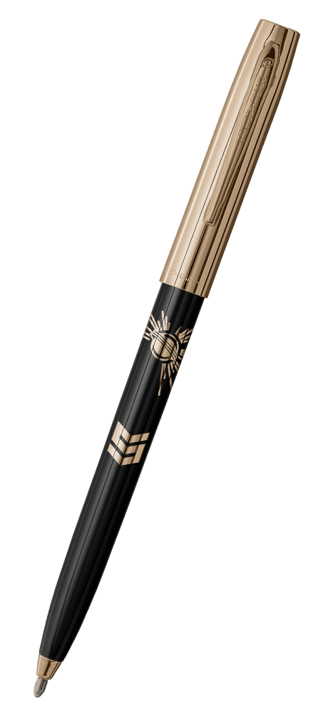 Black & Gold Cap-O-Matic Space Pen, STEM-0
