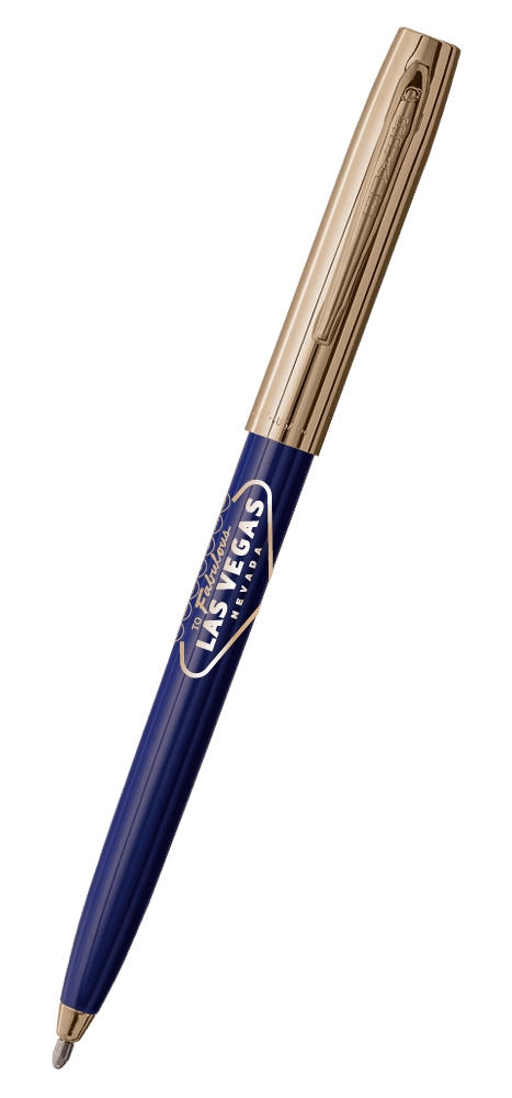 Blue & Gold Cap-O-Matic Space Pen, Welcome to Las Vegas-0