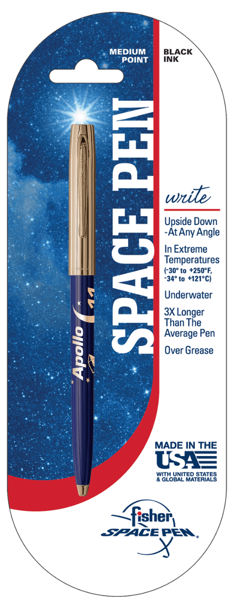 Blue & Gold Cap-O-Matic Space Pen, Apollo 11-2