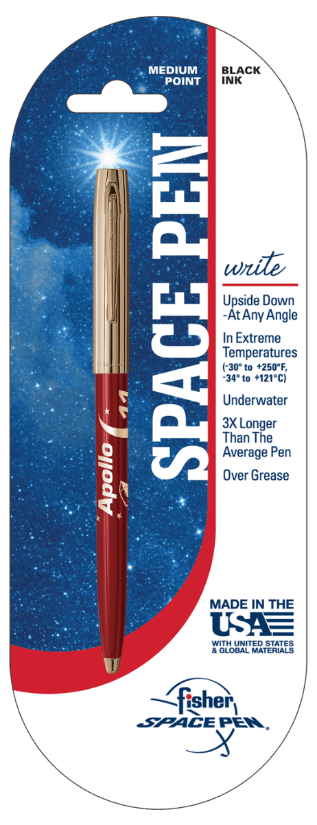 Red & Gold Cap-O-Matic Space Pen, Apollo 11-2