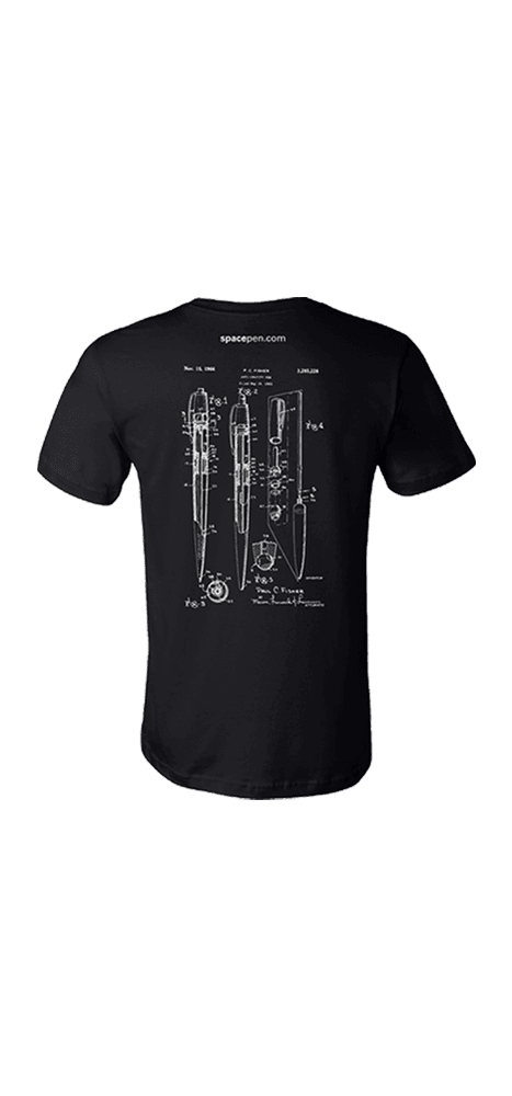 AG7 Patent Graphic Design Tee, Black, XXXL-0