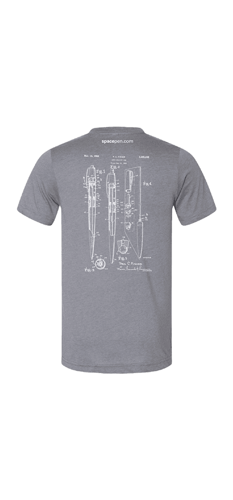 AG7 Patent Graphic Design Tee, Gray, Medium-0