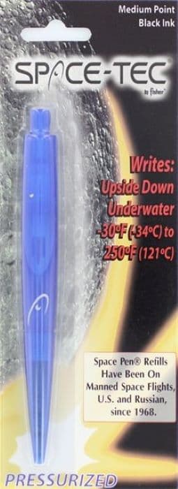 Blue Translucent Wedge Space Pen, 3 Pack-2