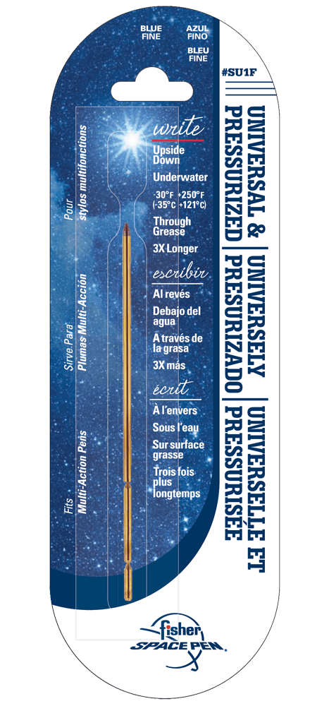 Blue Ink, Fine Point Fisher Pressurized Universal Cartridge-0