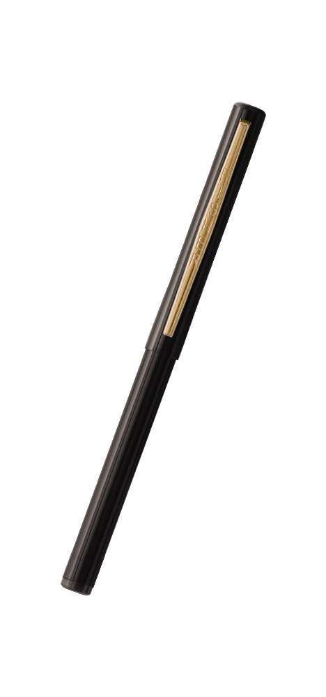 Black Stowaway Space Pen, Clip-0