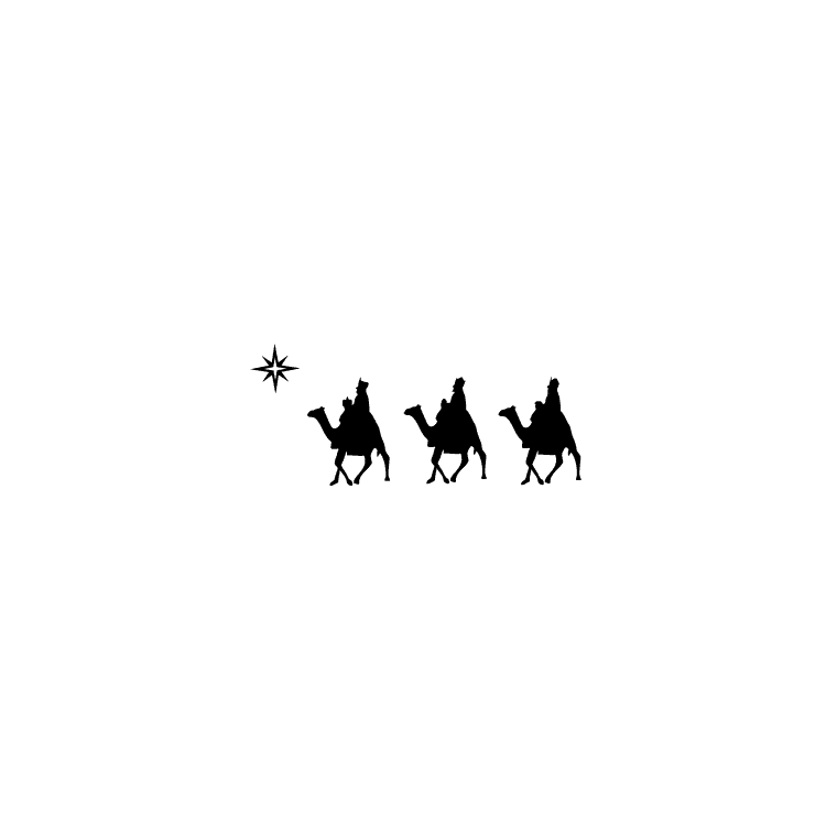 Imprint mark for wisemen